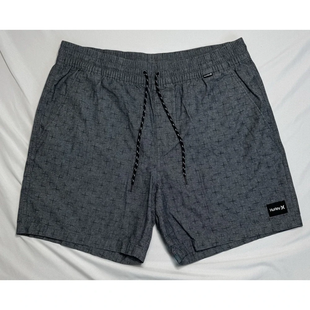Hurley Board Shorts Surfing Gray Men's Size Small